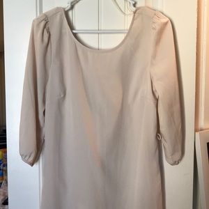 Beige light dress